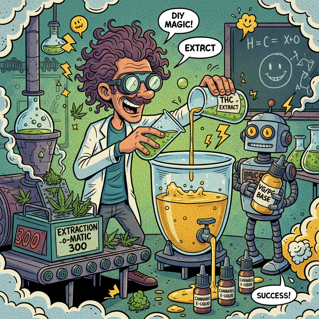 Cannabis-E-Liquid selbst herstellen